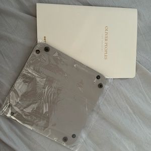 Oliver People Notebook and Leather Valet Tray